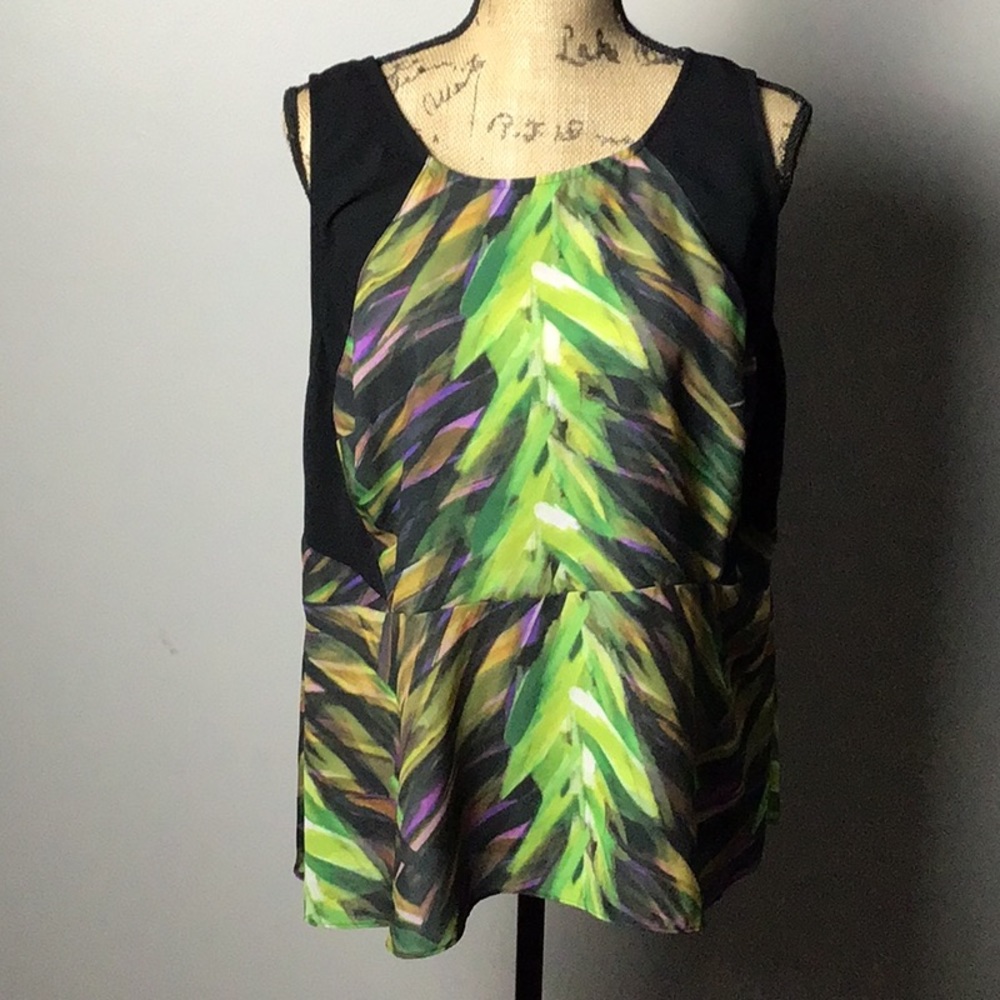 Lane Bryant peplum top sz 16